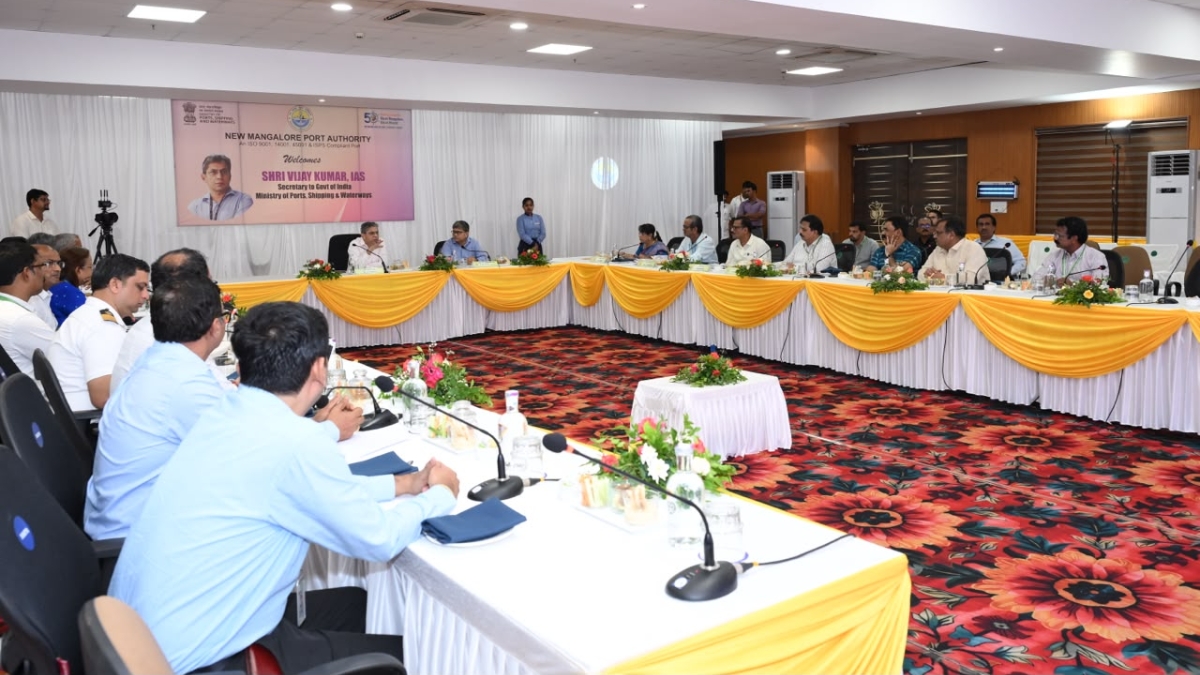 Secretary, Ministry of Ports, Shipping and Waterways Visits New Mangalore Port Authority; Reviews Operations and Launches Key Development Initiatives