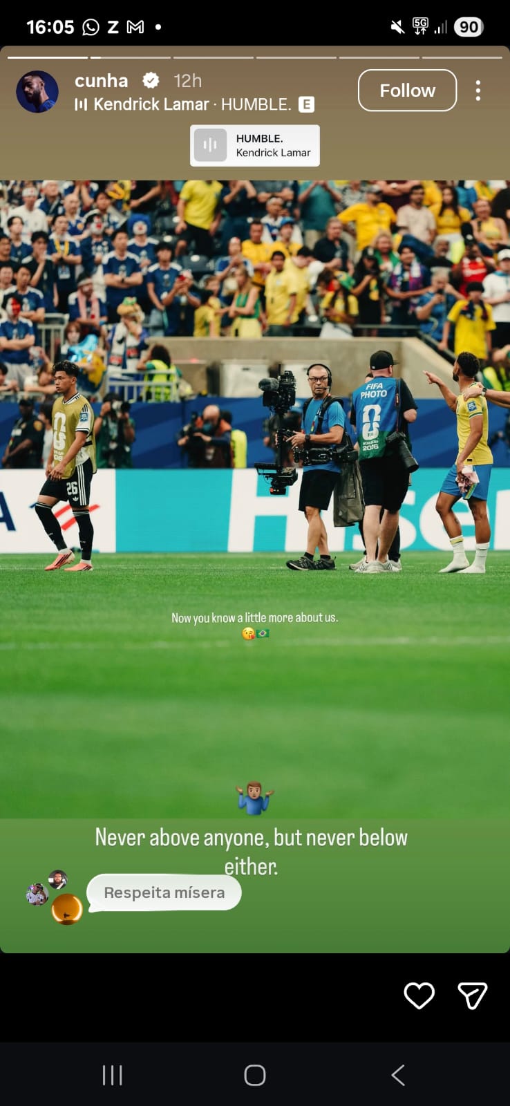 FIFA World Cup 2026: Brazil's Cunha channels 'Humble' reply after win over Japan, refers to five World Cup titles