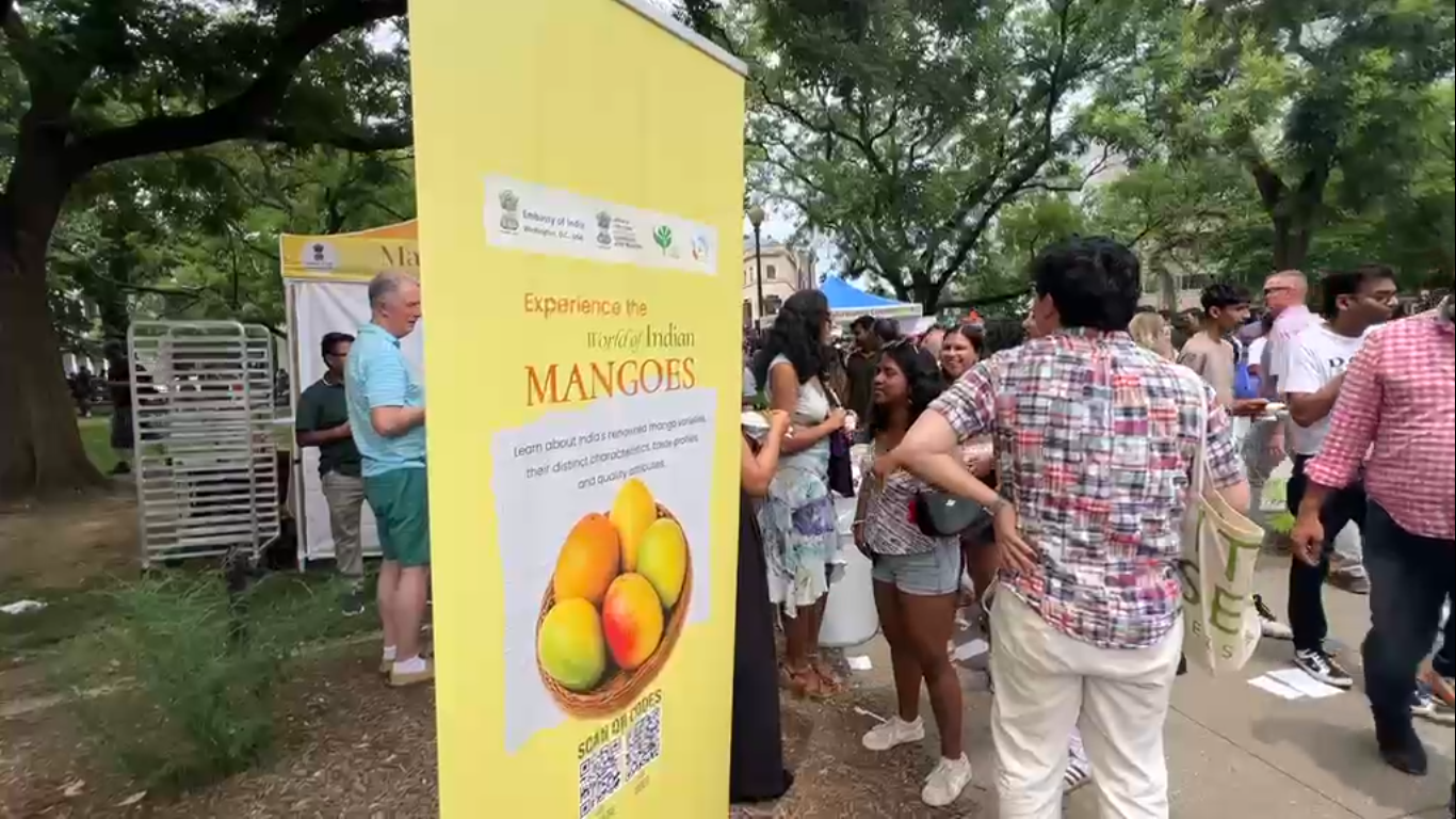 Indian Embassy's mango tasting event draws over 8000 people in US