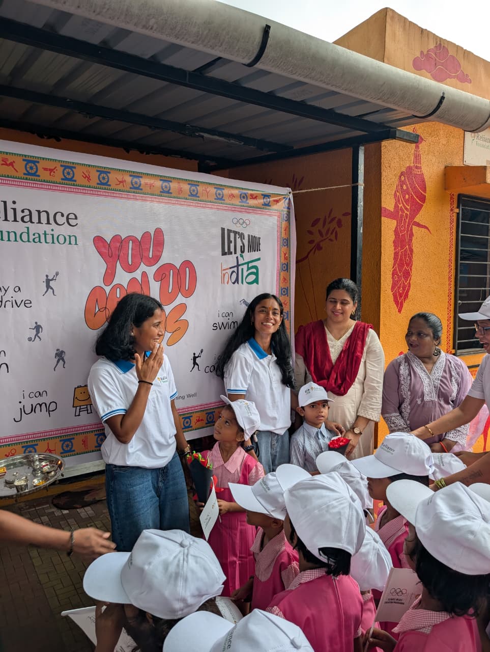 reliance-foundation-athletes-moumita-mondal-sonia-baishya-celebrate-international-olympic-day-with-children-in-kalyan20260623194959 Reliance Foundation athletes Moumita Mondal, Sonia Baishya celebrate International Olympic Day with children in Kalyan