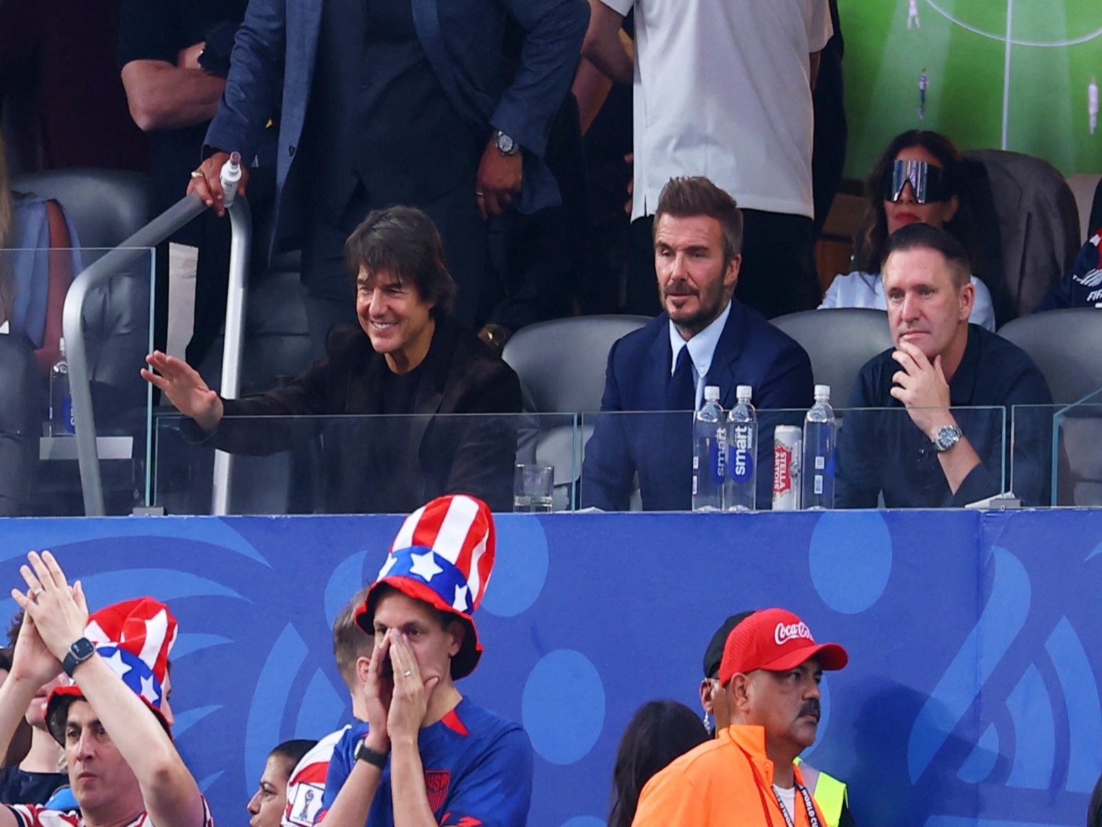 Tom Cruise, David Beckham, Paris Hilton among celebs spotted at US-Paraguay FIFA World Cup opener in LA