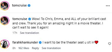 "Can't wait to see it again": Tom Cruise praises Christopher Nolan's 'The Odyssey'; Farah Khan reacts