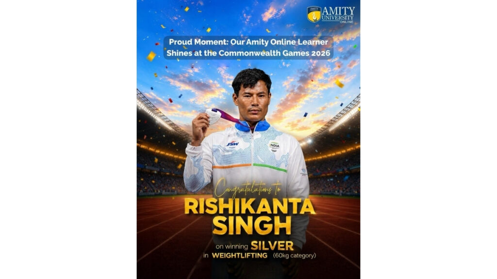 Amity Online Learners Make India Proud at the Commonwealth Games 2026 While Pursuing Their Education
