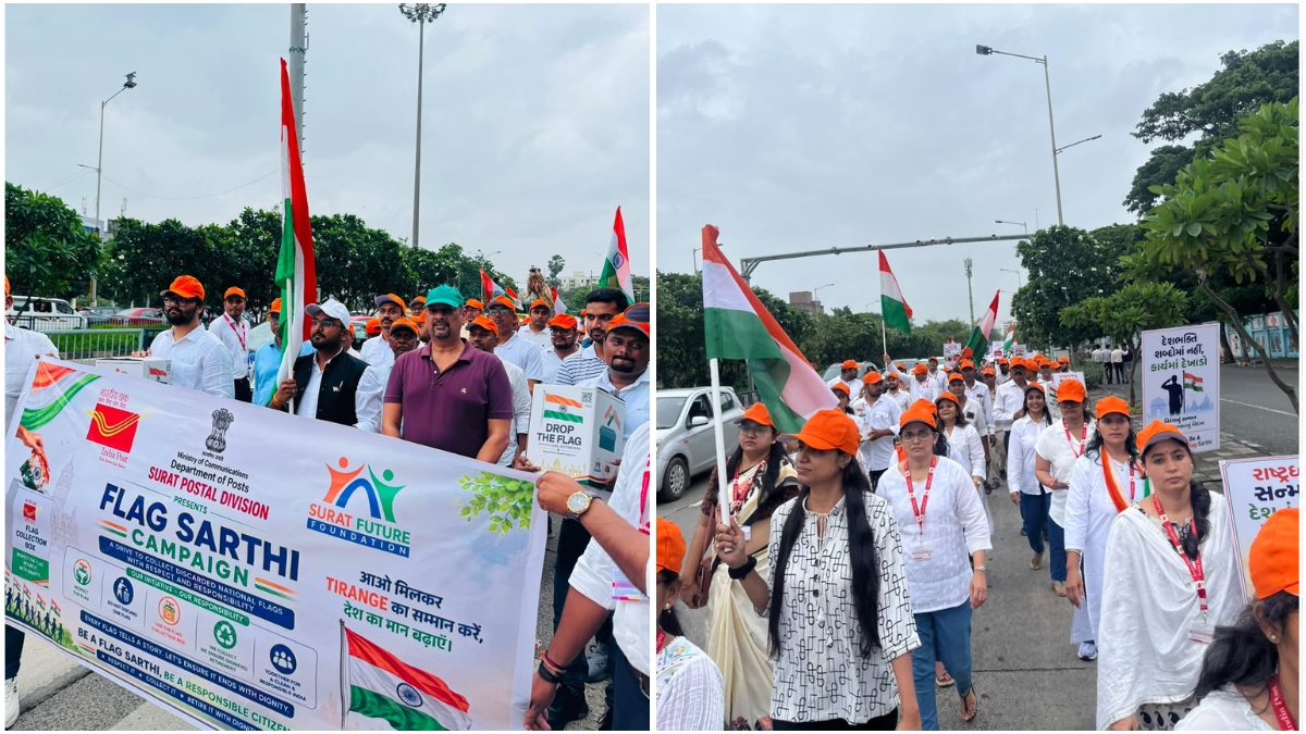 Surat Future Foundation, Shakti Group and India Post Launch Special Tiranga Collection Campaign