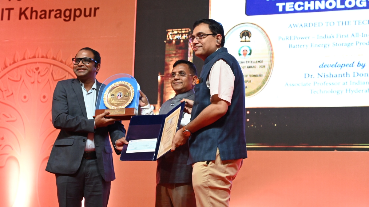 dr-nishanth-dongari-founder-of-pure-energy-honoured-with-iit-kharagpurs-nina-saxena-excellence-in-technology-award-2026 Dr. Nishanth Dongari, Founder of PURE Energy, Honoured with IIT Kharagpur’s Nina Saxena Excellence in Technology Award 2026