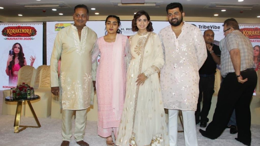 Naidu Club & Tribe vibe presents Korakendra Navratri 2026 Gets Bigger and More Vibrant as Kinjal Dave Set to Bring Her High-Energy Garba Beats to Korakendra, Ground 1, Borivali