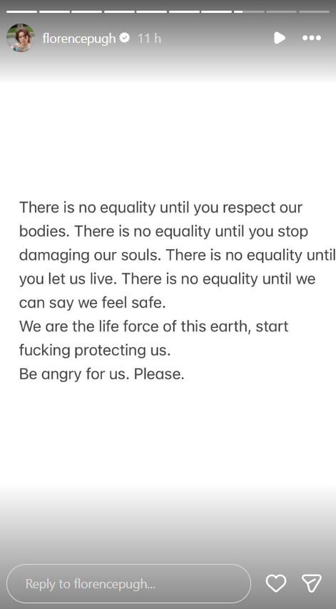 "There is no equality until we can say we feel safe…": Florence Pugh speaks out on Cornell sexual assault case
