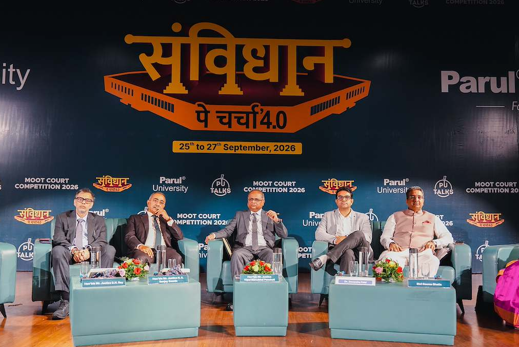 Judicial Voices, Constitutional Questions and Student Perspectives Shape Samvidhaan Pe Charcha 4.0 at Parul University
