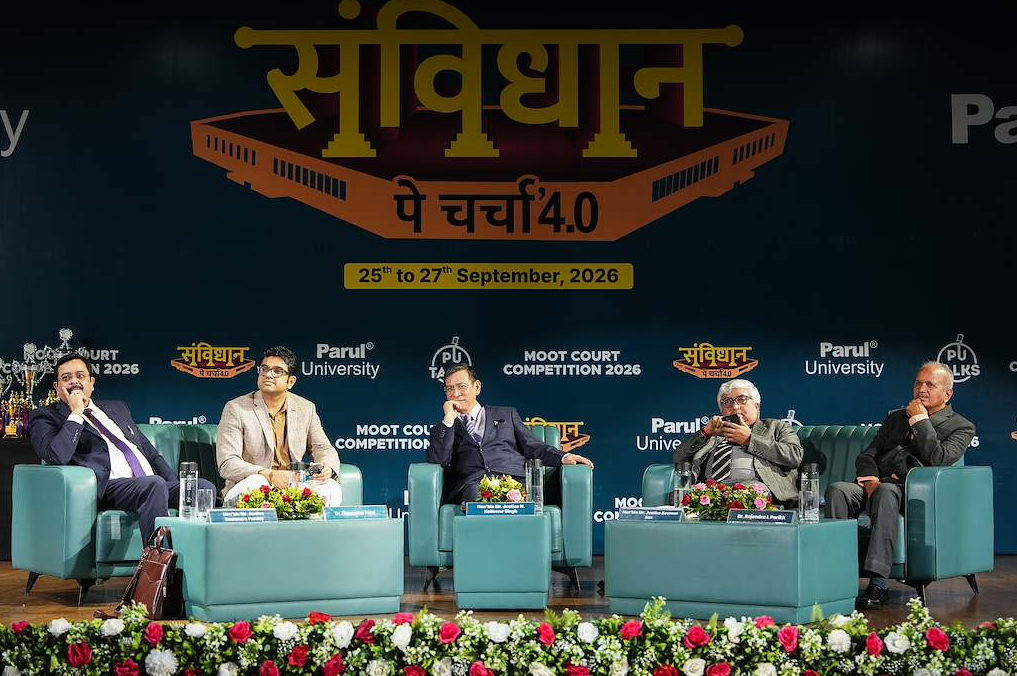 Judicial Voices, Constitutional Questions and Student Perspectives Shape Samvidhaan Pe Charcha 4.0 at Parul University