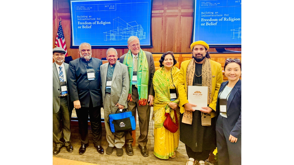 Haji Syed Salman Chishty Represents Ajmer Sharif and India at the 33rd International Law and Religion Symposium, BYU, USA