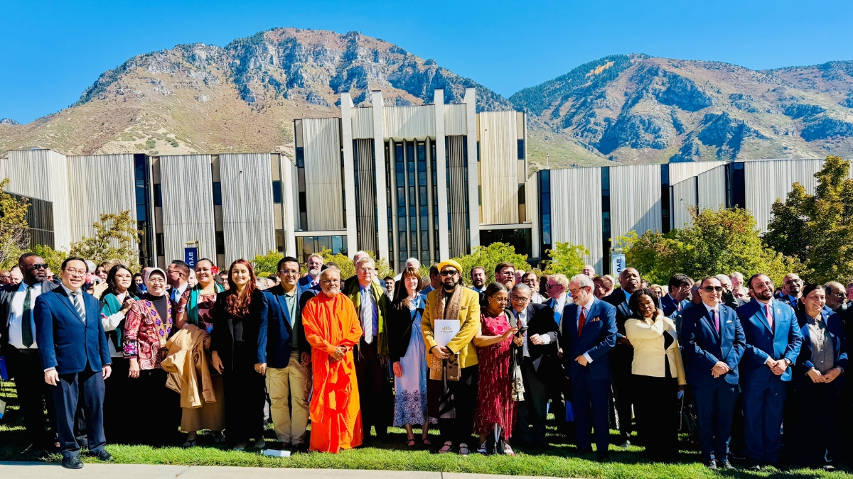 Haji Syed Salman Chishty Represents Ajmer Sharif and India at the 33rd International Law and Religion Symposium, BYU, USA