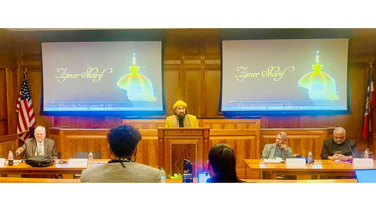 Haji Syed Salman Chishty Represents Ajmer Sharif and India at the 33rd International Law and Religion Symposium, BYU, USA