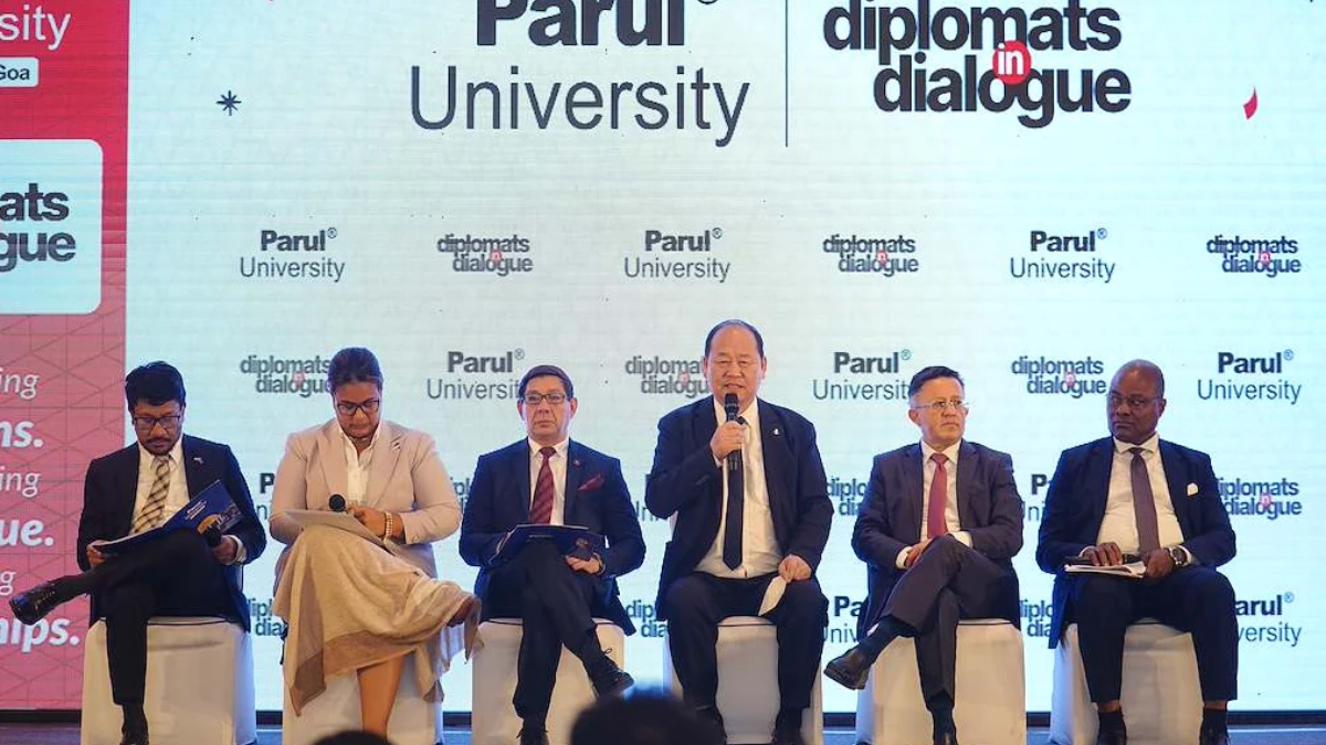 parul-university-fosters-global-collaboration-through-diplomats-in-dialogue-3-0-while-celebrating-cultural-diversity-at-pu-navratri-2026 Parul University Fosters Global Collaboration Through Diplomats in Dialogue 3.0, While Celebrating Cultural Diversity at PU Navratri 2026